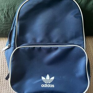 Adidas Blue Retro Backpack Sporty Design